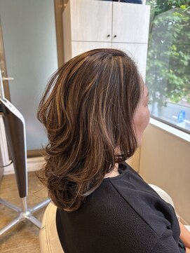 白髪ぼかしハイレイヤー