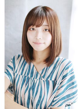 《30代～大人透明感》白髪ぼかしハイライト＋艶カラー