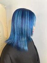 コイ(coii)&nbsp;アンブレラカラー/顔周りカット/ブルーカラー