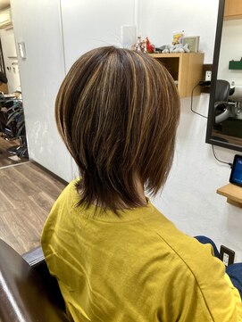 ノヤマ(NOYAMA) 白髪ぼかしハイライト