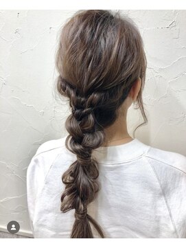 コトナ(kotona) 編み下ろしヘアセット結婚式ヘアセットヘお呼ばれセットカチモリ