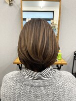 アルトス 浦和(ARTS)&nbsp;【伸びても綺麗ハイライト×ボブ】浦和の美容室ARTS鈴木英治