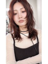 ステア メゾン(stir maison) 吉祥寺レッドブラウン×レイヤーカット小顔