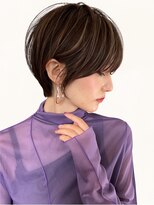 ゴカン バイ ジル ブラン 名古屋(Gokan by JIL BLAN) ハイライトバレイヤージュダブルカラーショートカット30代40代