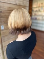 パレッツ Palet's LADY'S & MEN'S HAIR&nbsp;エンドカラー × ミルクティーボブ