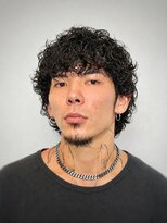 ラフテル ロマン(RAFTEL Roman)&nbsp;メンズパーマソフトプードル刈り上げ無ミディアム【塩原大輔】