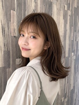リゾートヘアー(Resort Hair) ショコラベージュくびれミディ♪