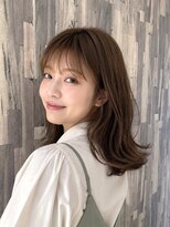 リゾートヘアー(Resort Hair) ショコラベージュくびれミディ♪