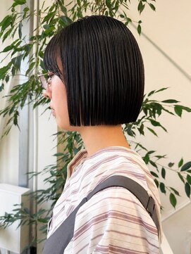 ユキ 八事(yukii) 【ボブ】艶感ミニボブで小顔魅せ似合わせヘア