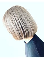 グリンプス(Glimpse)&nbsp;大人ボブ　白髪ぼかし　ハイライト　ケアブリーチ