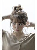 大人可愛い無造作お団子ヘア　[八王子]ROCCO