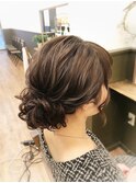 『ヘアセット専門店Mature』低めルーズアップ