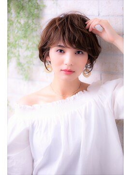 ソア 武蔵小杉(SOAR) グラデーションカラー＆小顔ダブルバングのワンサイドショート