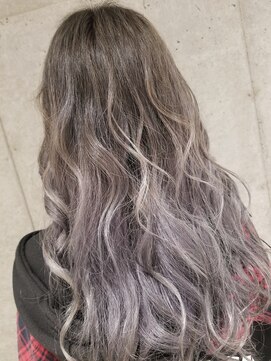 エイト 上野店(EIGHT ueno) 【EIGHT 上野】佐藤  ハイトーンアッシュバレイヤージュ風