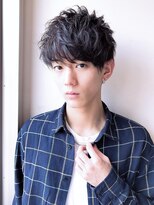 アグ ヘアー ラティ 獨協大学前店(Agu hair latti)&nbsp;無造作前下がりツーブロックマッシュパーマ