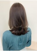【link.】くびれレイヤー◎オリーブベージュイメチェン 小川
