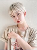 コンパクトショート×プラチナブロンド　9