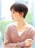 ショートボブ髪型20代30代40代50代前髪あり前髪無し面長丸顔