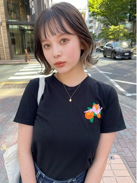 レトン 銀座(leton) ボブ/オリーブグレージュ/マッシュショート[東銀座/銀座]