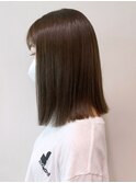 オリーブベージュ_くびれヘアビタミンカラー_ba341571