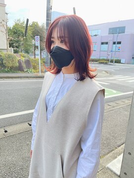 アルディ ユーカリが丘店(HARDI) 【星野】ピンクバイオレット×韓国風くびれミディ☆