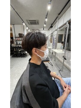 フゥ 宇都宮(FeU) ニュアンスパーマ　マッシュ