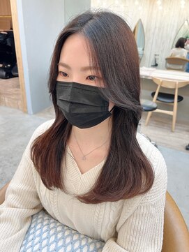 ロンドアジュール 横浜(Lond azur) オーダーが1番多い！韓国風顔まわりレイヤー☆