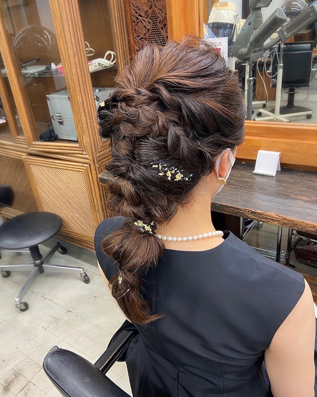 金箔編みおろしアレンジ【BELL用賀/桜新町】：L172909641｜ベル(BELL