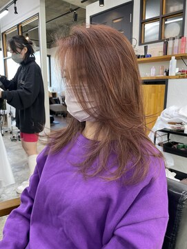 イット(it.) it.Style ピンクブラウン レイヤー 顔周りレイヤー