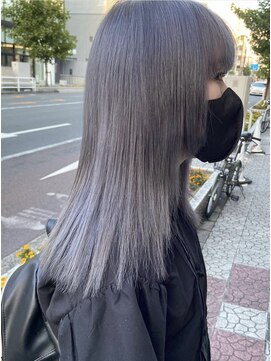 ボアップ 新居浜店(boappu) #ブリーチ#シルバー#カラー