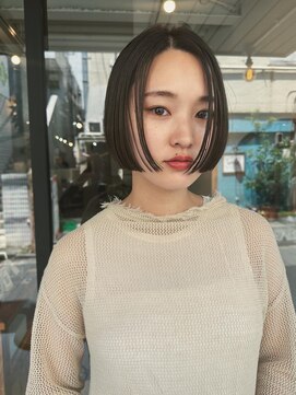 ヒュージ 三軒茶屋(huge) 切りっぱなしボブ/ミニボブ