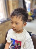 お洒落キッズ☆アシメツーブロックマッシュ☆　<理容室>/メンズ/