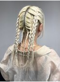 8997ヘアレンジ　成人式　卒業式　入学　振袖　披露宴　結婚式