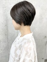 モリオ(morio)&nbsp;＊大人女子上品可愛い重め黒髪マッシュショートボブ30代40代1