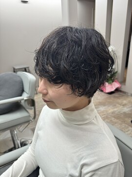 レーヴバイリコ 三軒茶屋(Reve by liko) 流行りの大きいカール感♪レディースショート×パーマ