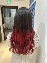 プライズ 成増店(prize)&nbsp;グラデーション×レッドカラーダブルカラー成増