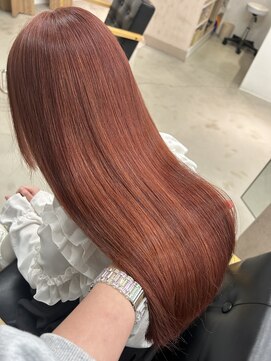 ヴィンスジオ 岐阜駅南(vince gio) ピンクベージュ/暖色/つやかみ