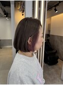 インナーカラーピンク
