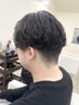 ［丹藤指名限定］女性ウケメンズパーマ＋スタイリングWAX付き　￥13,200