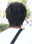無造作エアウルフショート