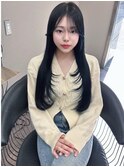 韓国スタイル×ネイビーカラー