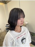 【切りっぱなしロブ＆ダークグレージュ】