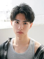 リップス 立川(LIPPS)&nbsp;メンズショート　束感　刈り上げ　アップバング