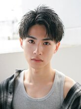 リップス 立川(LIPPS) メンズショート　束感　刈り上げ　アップバング