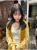 レイヤーカット　髪質改善　前髪カット