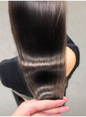 髪質改善トリートメントアッシュグレージュ