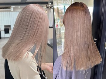 ソメルンの写真/【表参道/原宿のカラー技術を体験】今っぽいデザインのダブルカラーで褒められ髪に〔ブリーチ/ハイトーン〕