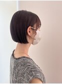 酸性ストレート+ショートボブ