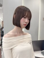 ロンドリゼル 札幌(Lond RiseL)&nbsp;◯ オリーブグレー/韓国/レイヤーカット/髪質改善/縮毛矯正/札幌