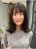 【大阪/梅田/茶屋町/中崎町】透明感ブラウン/ココアグレージュ